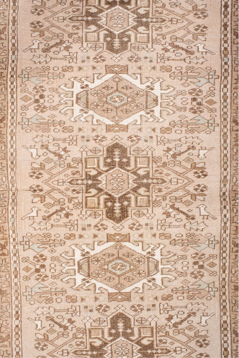 Antique Karaje Runner Rug (3' x 8')